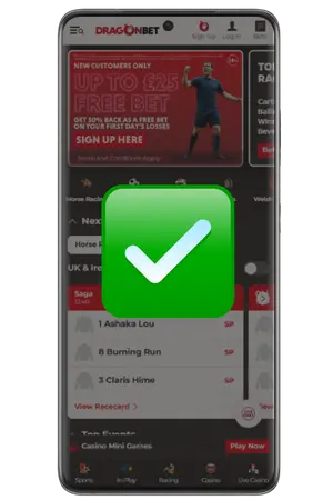 DragonBet account ready to bet