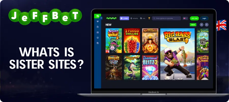 JeffBet sister sites operated by ProgressPlay Limited